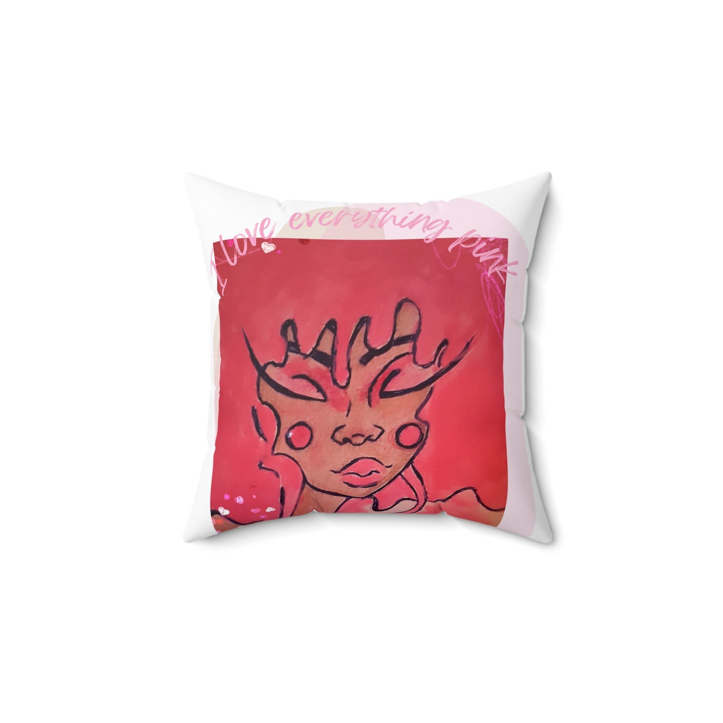 Spun Polyester Square Pillow