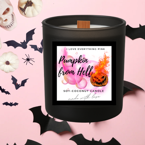 Wicked Pink Bundle – 4 for $50
Limited Edition Halloween Candle Set (7oz Each)
Pretty Witch:Pink Suga
Bone &Bourbon :Kentucky Bourbon + Sweet Vanilla
Forbidden Apple:Champagne, Apple, Honey
Pumpkin from Hell – Pumpkin Pie Spices