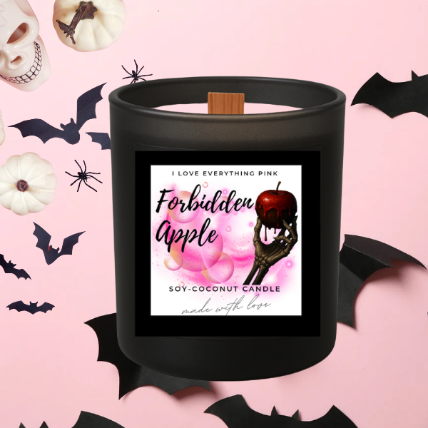 Wicked Pink Bundle – 4 for $50
Limited Edition Halloween Candle Set (7oz Each)
Pretty Witch:Pink Suga
Bone &Bourbon :Kentucky Bourbon + Sweet Vanilla
Forbidden Apple:Champagne, Apple, Honey
Pumpkin from Hell – Pumpkin Pie Spices