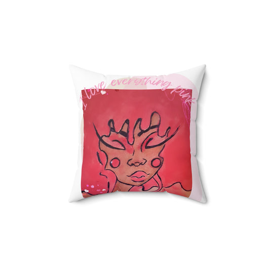 Spun Polyester Square Pillow