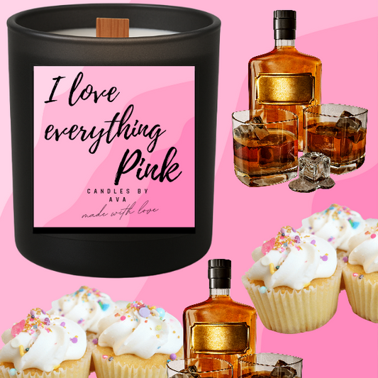 Bourbon & Sweet cupcake candle