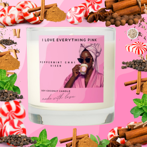 Peppermint chia Vixen candle