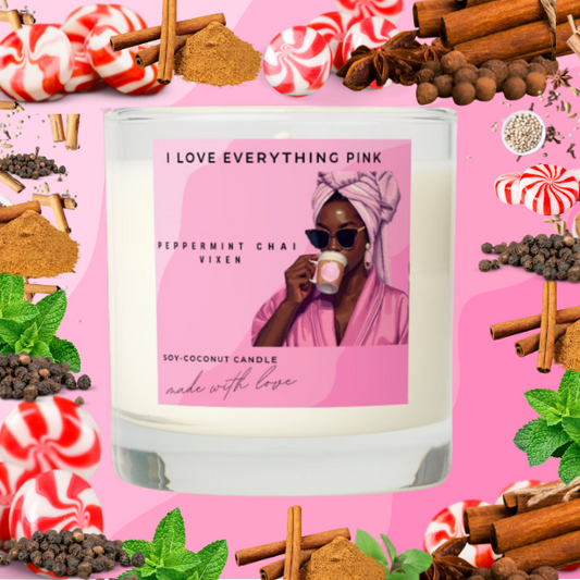 Peppermint chia Vixen candle