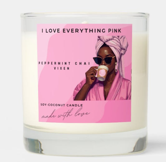 Peppermint chia Vixen candle