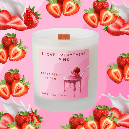 Strawberry Cream Candle