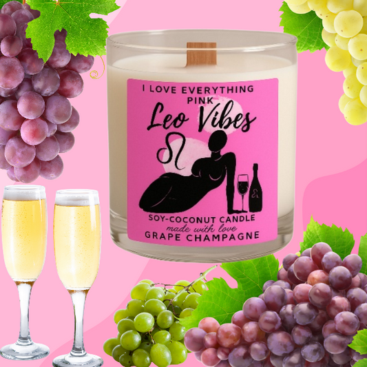 Leo Vibes soy wax candle